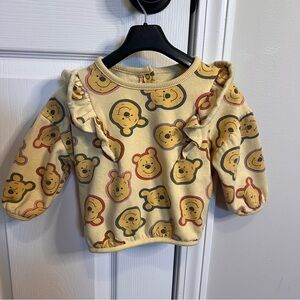 Kids Yellow Winnie the Pooh Top